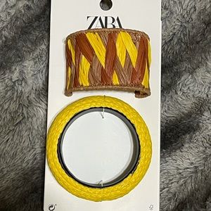 Zara two piece woven bracelet set